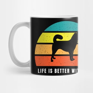 Life Is Better with Dogs T-shirt Mug